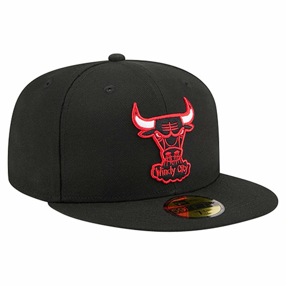 Chicago Bulls Core Logo 59FIFTY Fitted Hat Discount