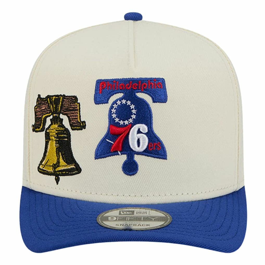 Philadelphia 76ers Illustrated Mascot 2-Toned Pre-Curved A-Frame 9FIFTY Adjustable Hat For Sale