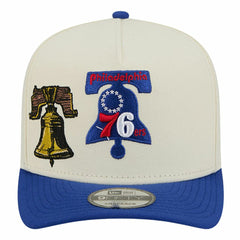 Philadelphia 76ers Illustrated Mascot 2-Toned Pre-Curved A-Frame 9FIFTY Adjustable Hat For Sale