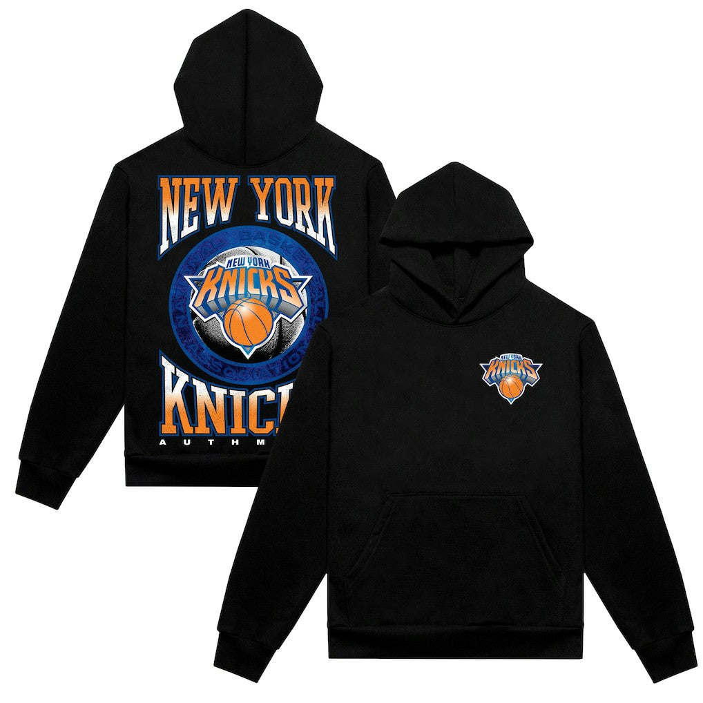 New York Knicks Authmade Vintage Metal Premium Heavyweight Pullover Hoodie For Sale