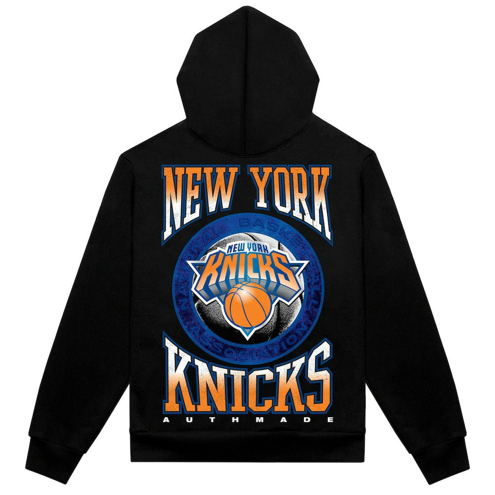 New York Knicks Authmade Vintage Metal Premium Heavyweight Pullover Hoodie For Sale