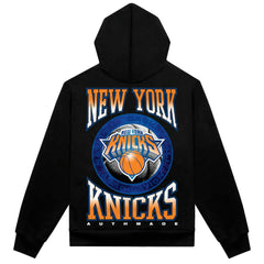 New York Knicks Authmade Vintage Metal Premium Heavyweight Pullover Hoodie For Sale