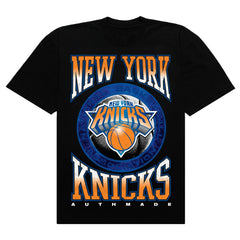 New York Knicks Authmade Vintage Metal Premium Heavyweight T-Shirt On Sale