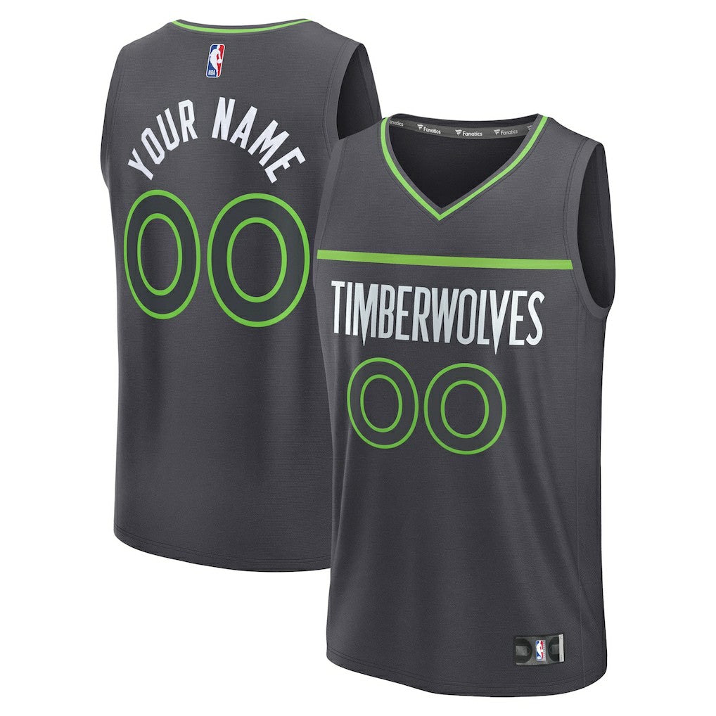 Minnesota Timberwolves Fastbreak Custom Jersey On Sale