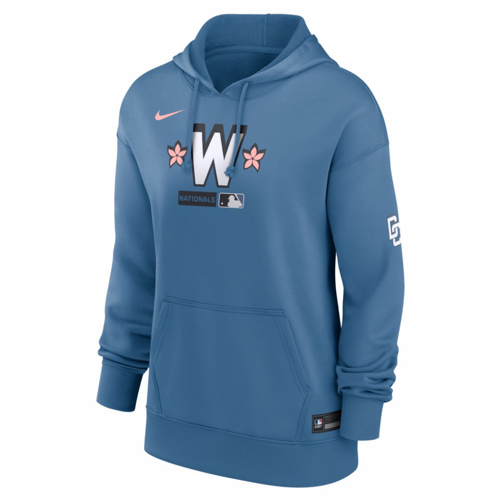 Washington Nationals Nike Women's Authentic Collection City Connect Therma Hoodie | MLB Shop