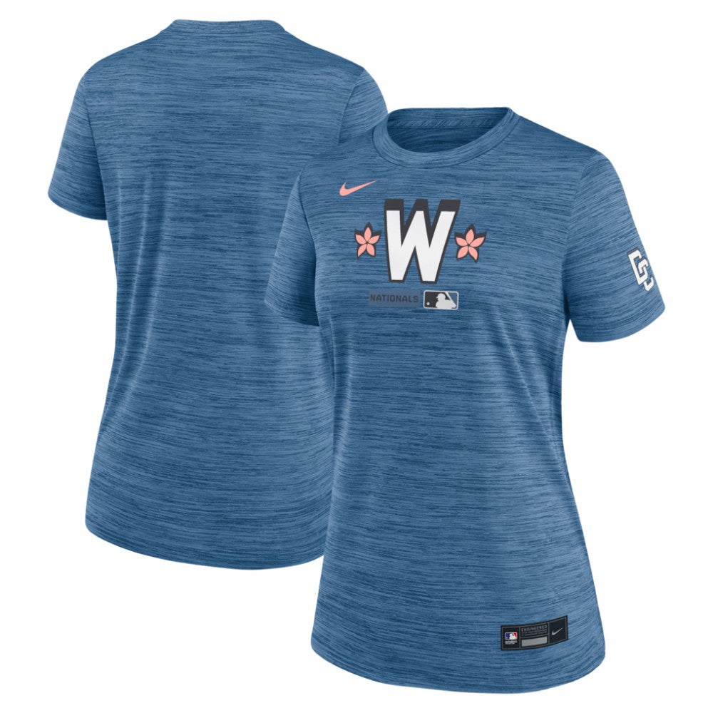 Washington Nationals Nike Women's Authentic Collection City Connect Velocity Dri-FIT T-Shirt | MLB Outlet