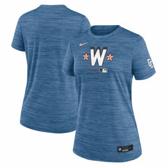 Washington Nationals Nike Women's Authentic Collection City Connect Velocity Dri-FIT T-Shirt | MLB Outlet