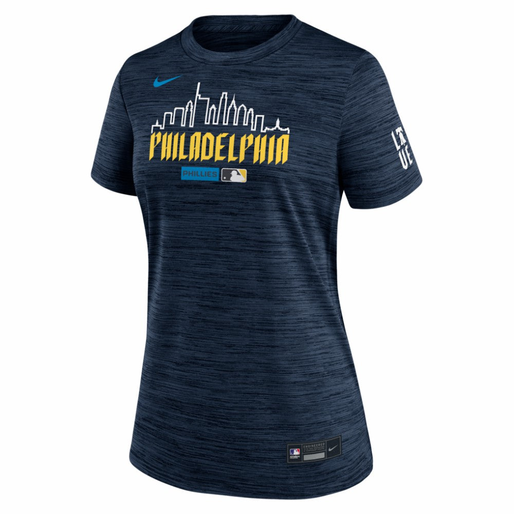 Philadelphia Phillies Nike Women's Authentic Collection City Connect Velocity Dri-FIT T-Shirt | MLB Discount