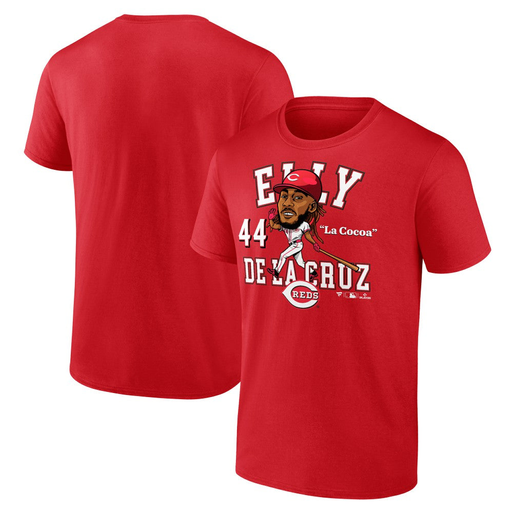 Elly De La Cruz Cincinnati Reds Fanatics Hometown Caricature T-Shirt | MLB Shop