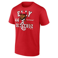Elly De La Cruz Cincinnati Reds Fanatics Hometown Caricature T-Shirt | MLB Shop