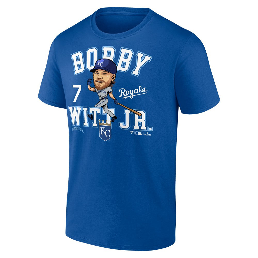 Bobby Witt Jr. Kansas City Royals Fanatics Hometown Caricature T-Shirt | MLB For sale