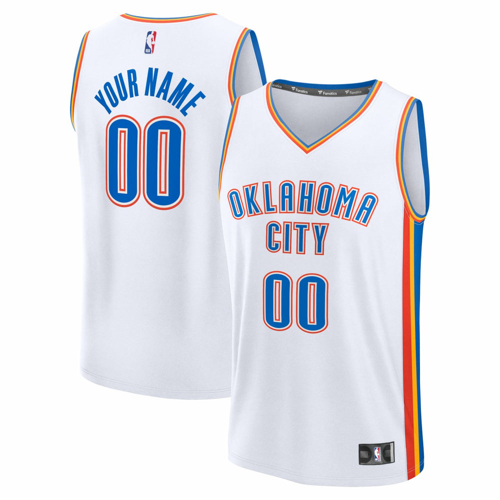 Oklahoma City Thunder Fast Break Custom Jersey Discount