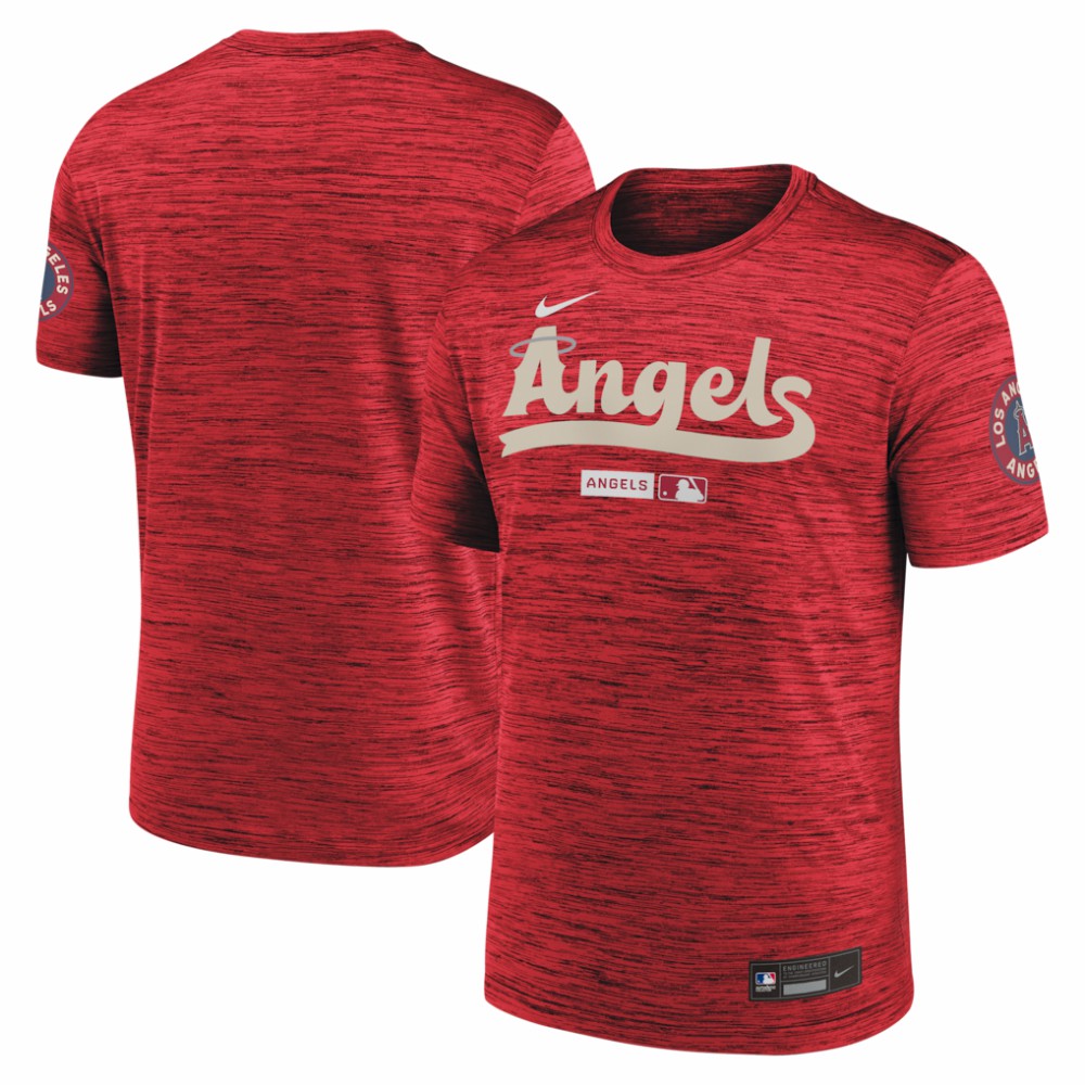 Los Angeles Angels Nike Authentic Collection City Connect Velocity Dri-FIT T-Shirt | MLB New