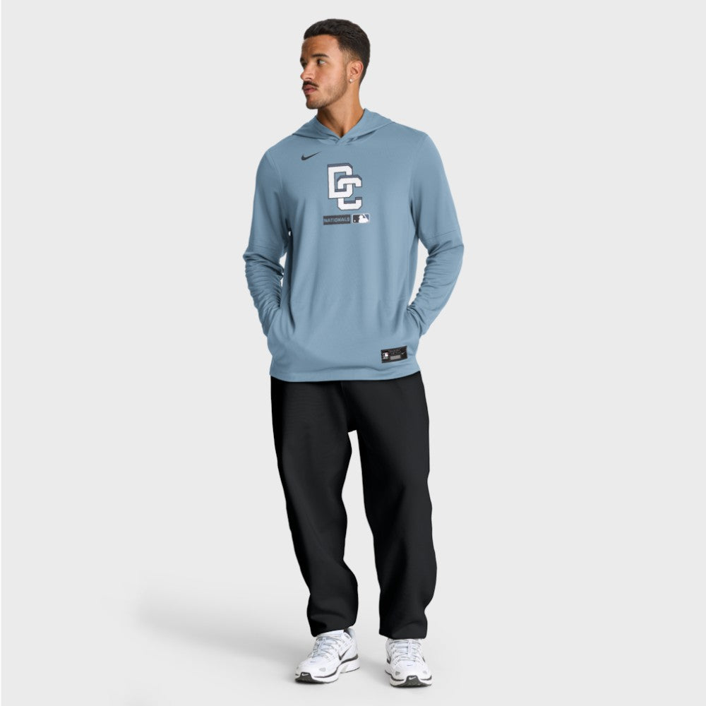 Washington Nationals Nike City Connect Dri-FIT Long Sleeve Hooded T-Shirt | MLB New