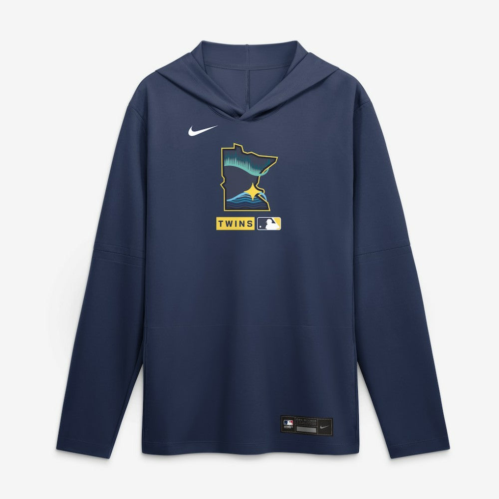 Minnesota Twins Nike City Connect Dri-FIT Long Sleeve Hooded T-Shirt | MLB Sale