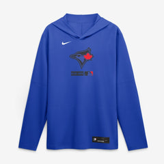 Toronto Blue Jays Nike City Connect Dri-FIT Long Sleeve Hooded T-Shirt | MLB On Sale