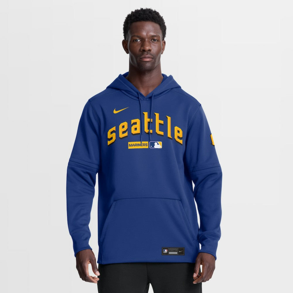 Seattle Mariners Nike Authentic Collection City Connect Therma-FIT Hoodie | MLB Sale