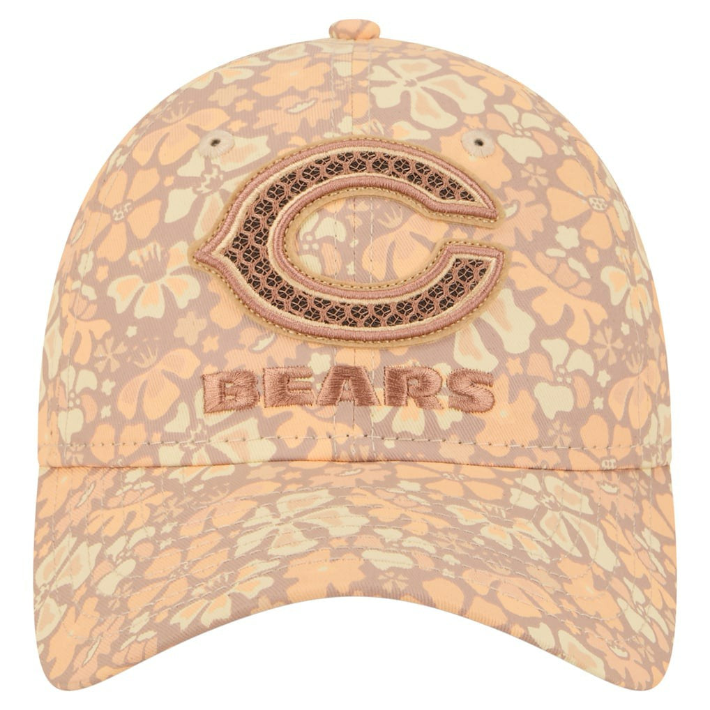 Chicago Bears New Era Women's Floral 9TWENTY Adjustable Hat