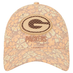 Green Bay Packers New Era Women's Floral 9TWENTY Adjustable Hat