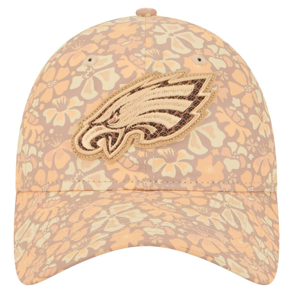 Philadelphia Eagles New Era Women's Floral 9TWENTY Adjustable Hat