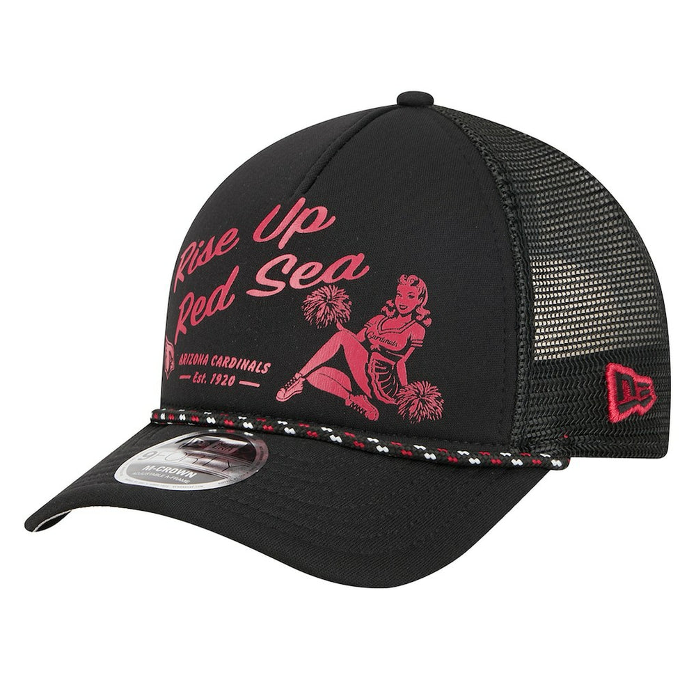 Arizona Cardinals New Era Gas Station 9FORTY A-Frame M-Crown Adjustable Trucker Hat