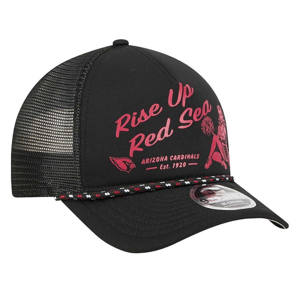 Arizona Cardinals New Era Gas Station 9FORTY A-Frame M-Crown Adjustable Trucker Hat