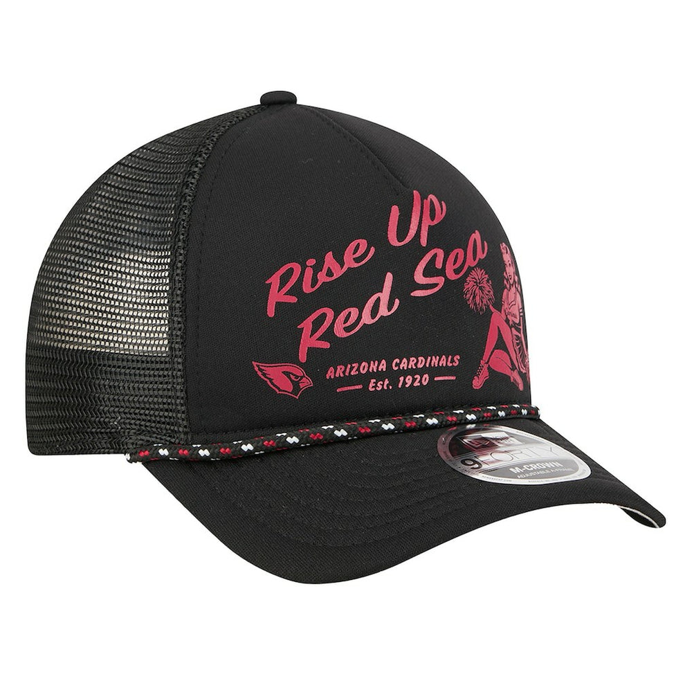Arizona Cardinals New Era Gas Station 9FORTY A-Frame M-Crown Adjustable Trucker Hat