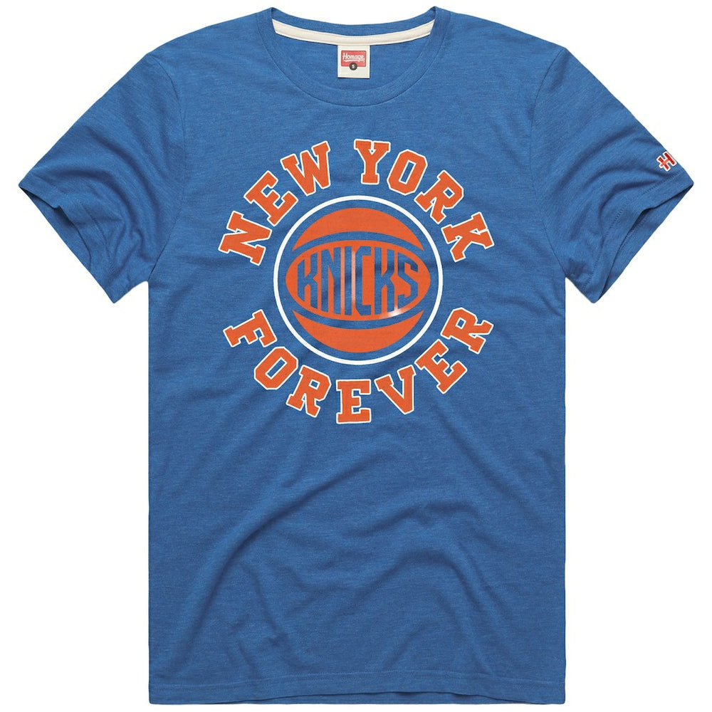 New York Knicks Homage Forever Tri-Blend T-Shirt On Sale
