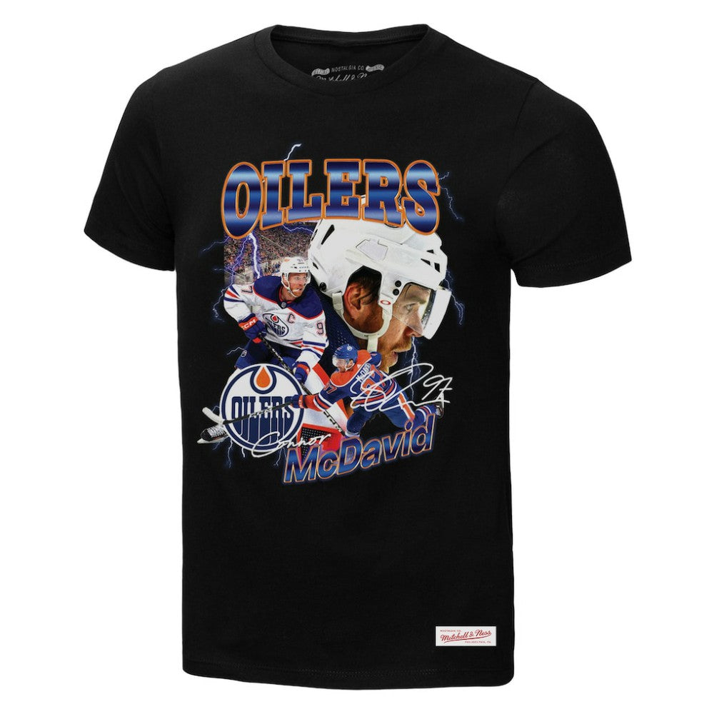 Connor McDavid Edmonton Oilers Mitchell & Ness 2.0 Player Graphic T-Shirt Sale
