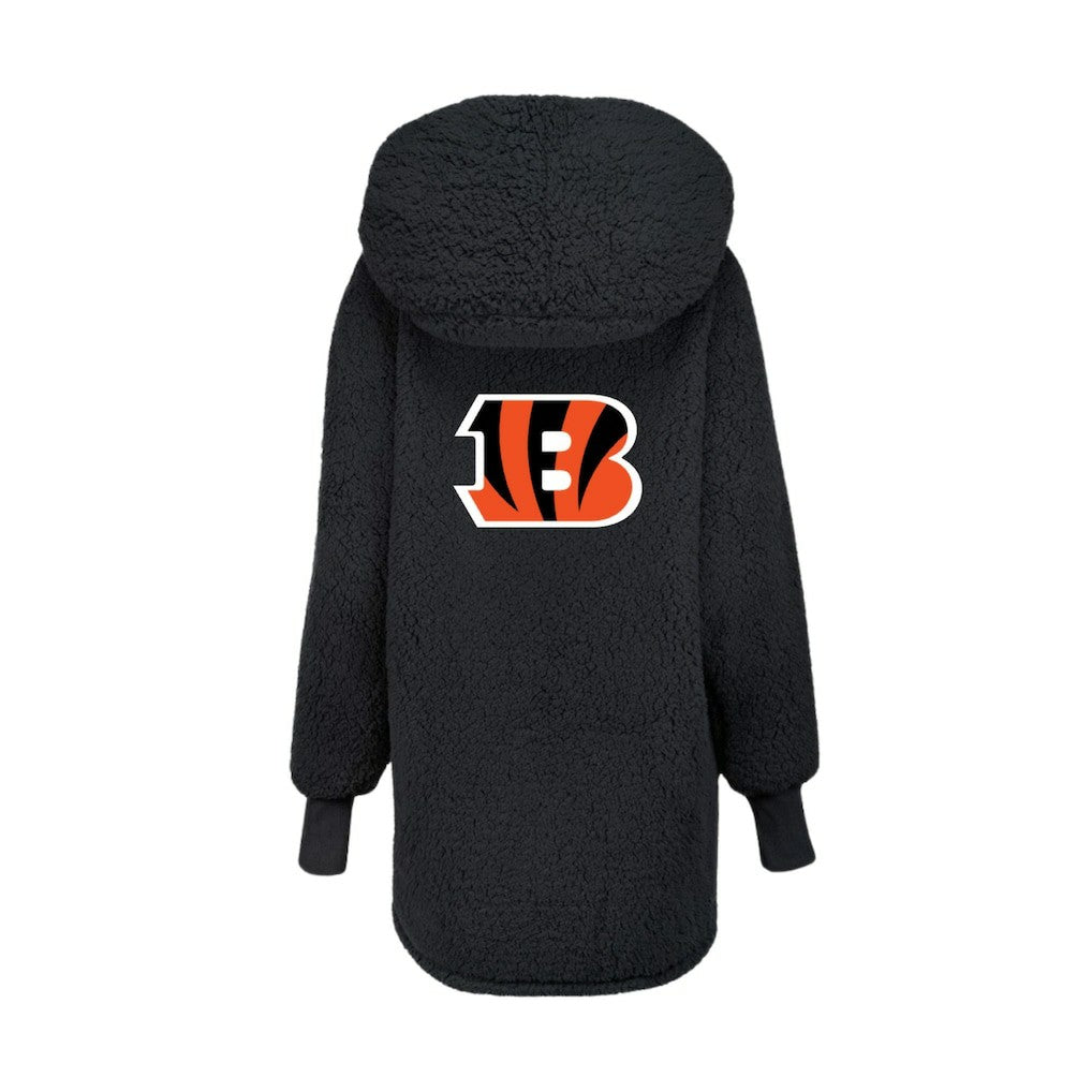 Cincinnati Bengals  Jill Martin Women's Oversized Hooded Lounger