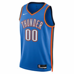 Oklahoma City Thunder Unisex 2025 NBA Finals Patch Custom Swingman Jersey Online