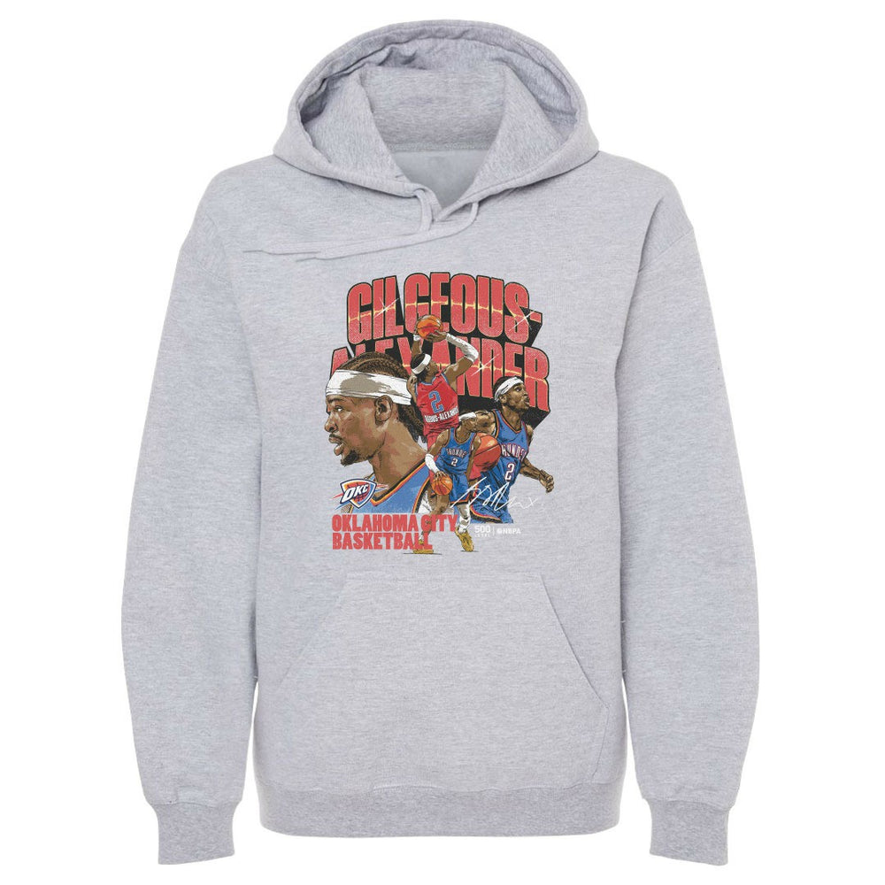 Shai Gilgeous-Alexander Oklahoma City Thunder 500 Level Collage Pullover Hoodie Outlet
