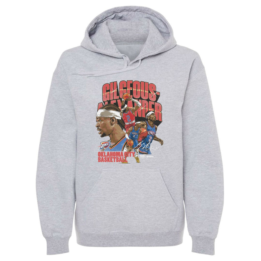 Shai Gilgeous-Alexander Oklahoma City Thunder 500 Level Collage Pullover Hoodie Outlet