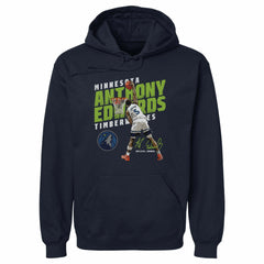 Anthony Edwards Minnesota Timberwolves 500 Level Slant Pullover Hoodie On Sale