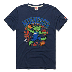 Minnesota Timberwolves Homage Unisex Grateful Dead Tri-Blend T-Shirt Online