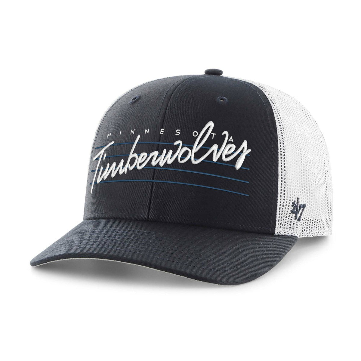 Minnesota Timberwolves '47 Downburst Trucker Adjustable Hat Online