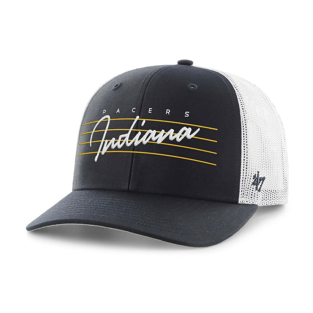 Indiana Pacers '47 Downburst Trucker Adjustable Hat On Sale