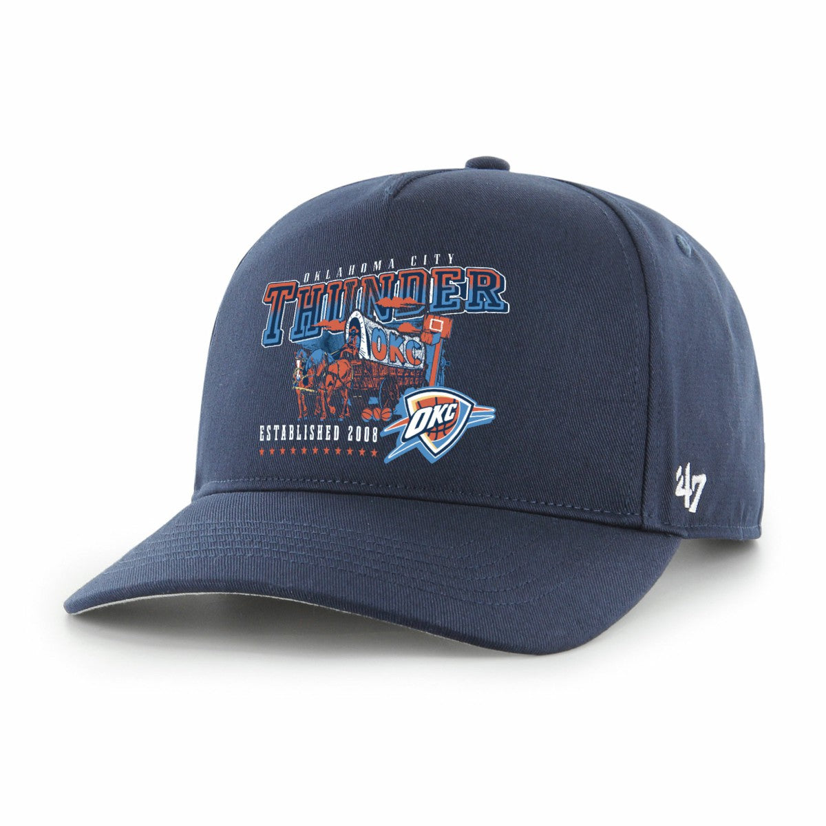 Oklahoma City Thunder '47 Solid Hitch Adjustable Hat On Sale