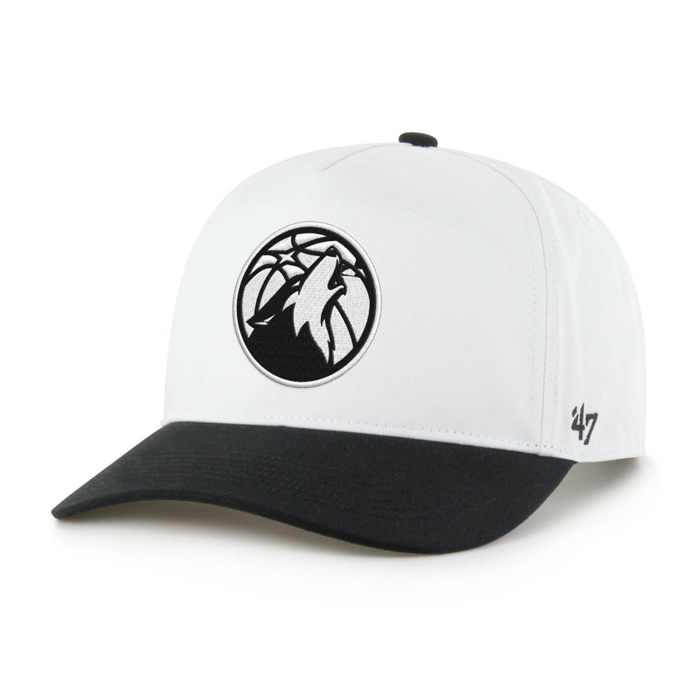 Minnesota Timberwolves '47 Black & White Hitch Adjustable Hat New