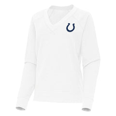 Indianapolis Colts  Antigua Women's Varsity Tri-Blend V-Neck Long Sleeve T-Shirt
