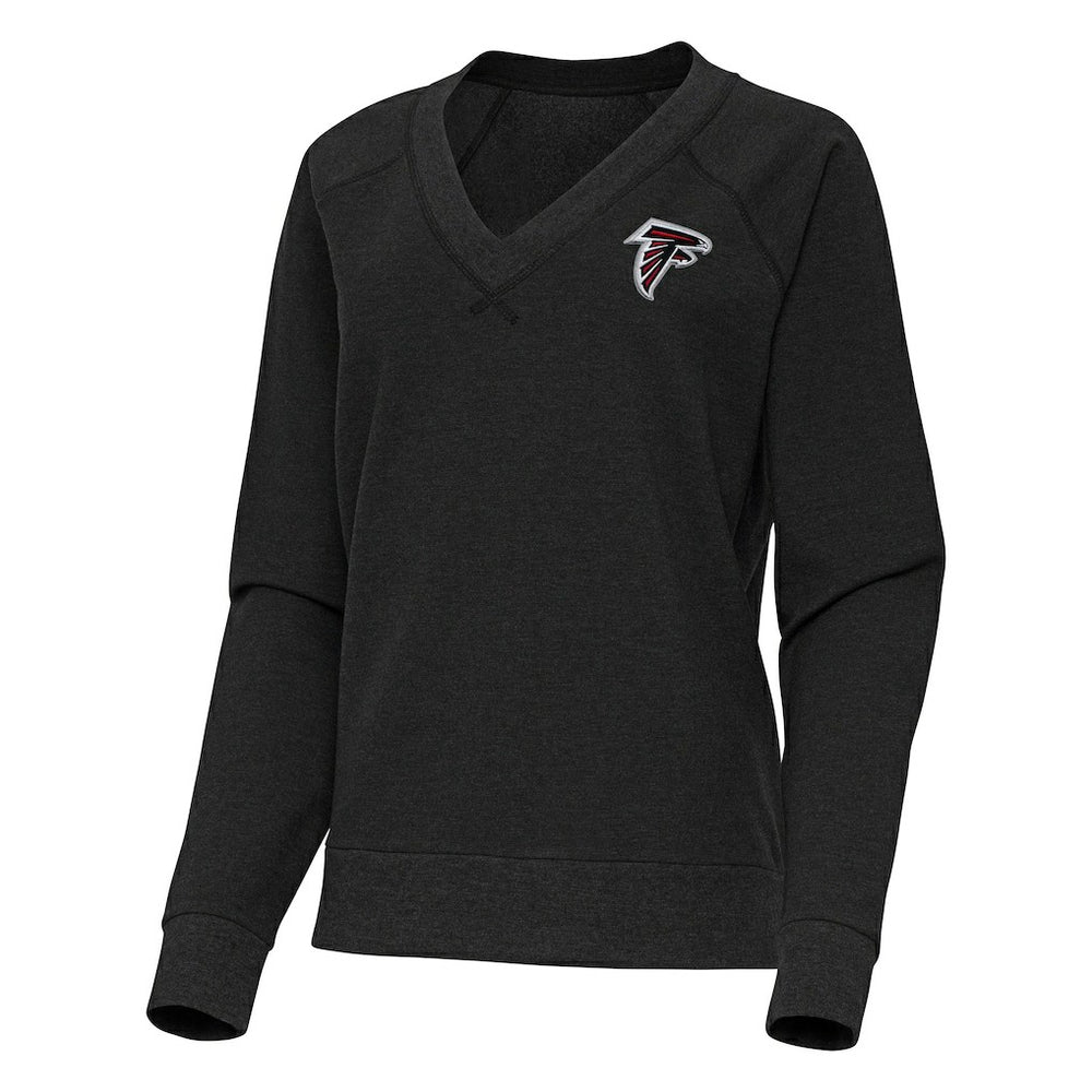 Atlanta Falcons  Antigua Women's Varsity Tri-Blend V-Neck Long Sleeve T-Shirt