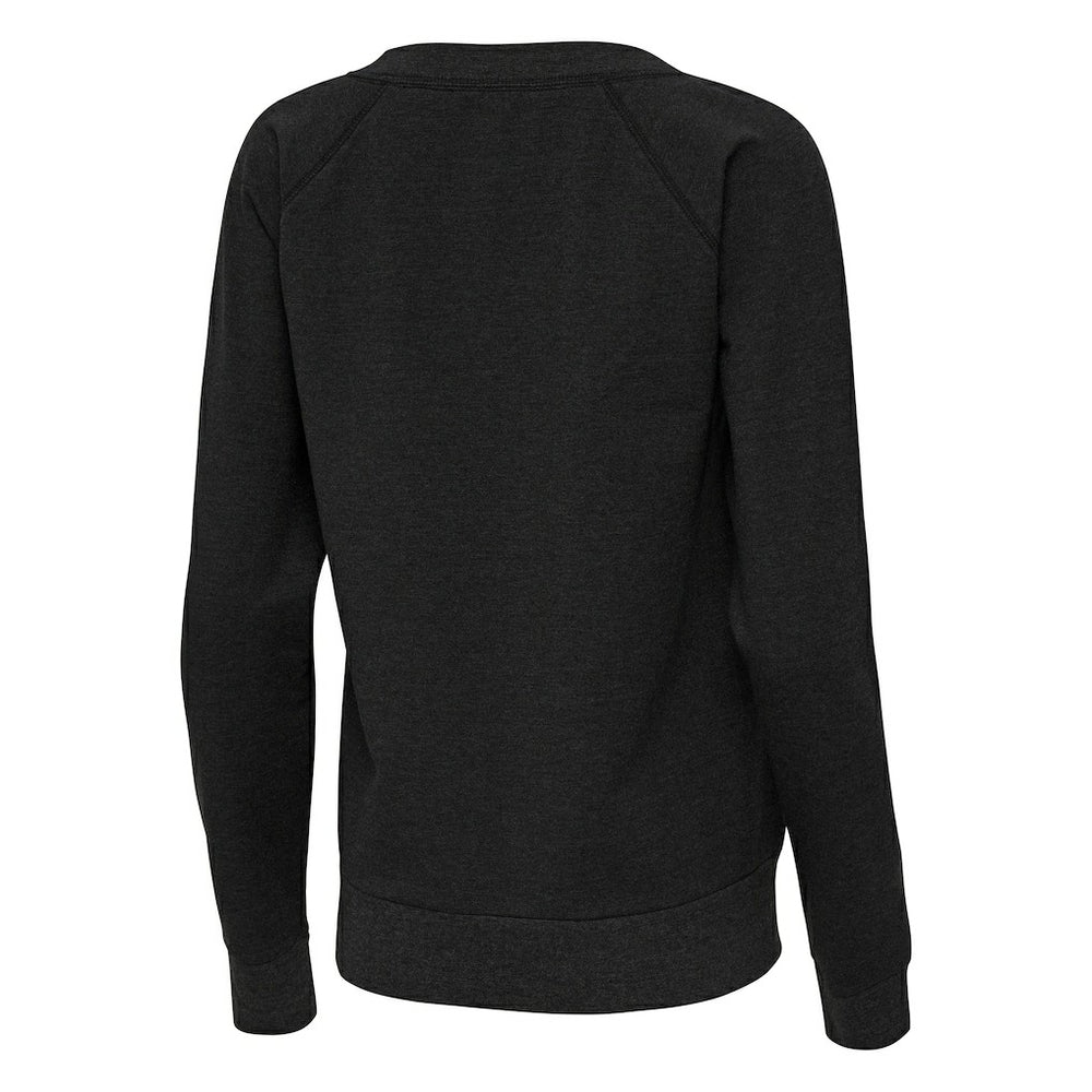 Carolina Panthers  Antigua Women's Varsity Tri-Blend V-Neck Long Sleeve T-Shirt