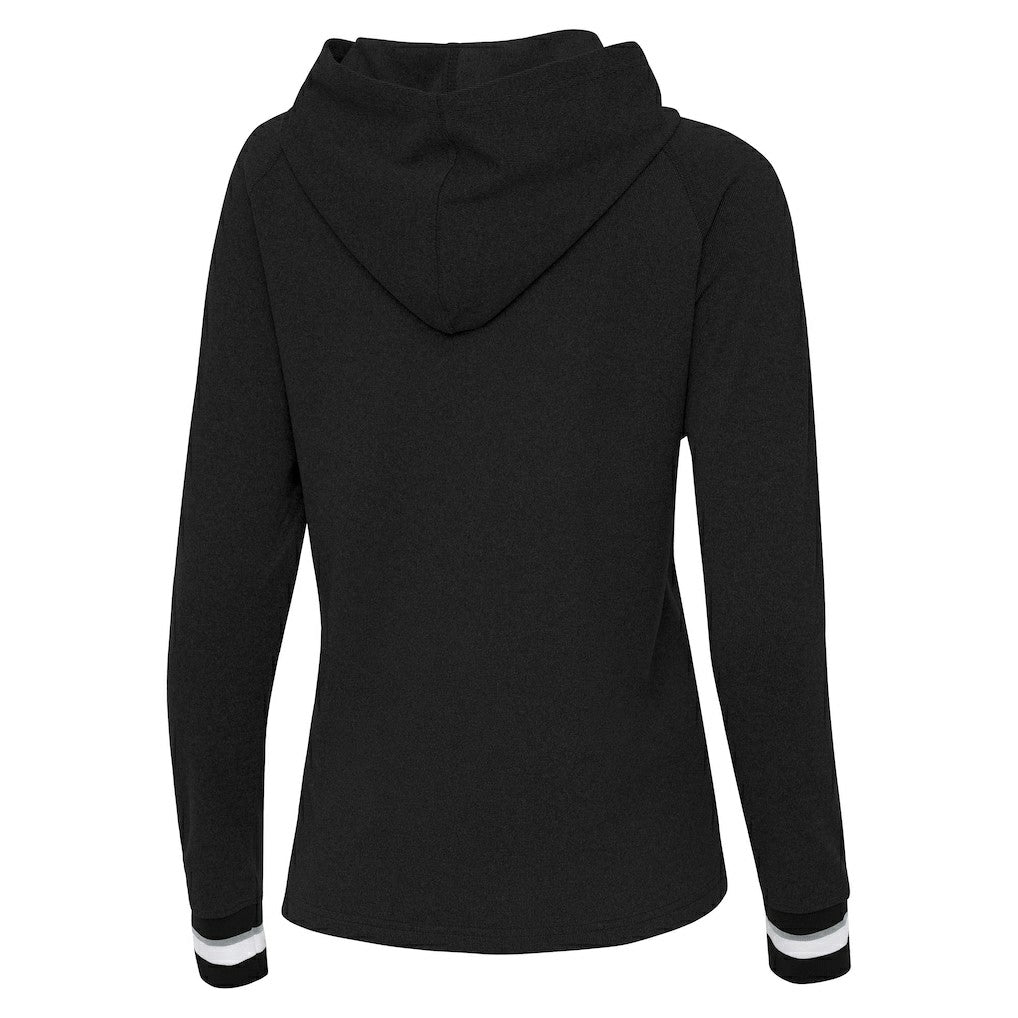 Washington Commanders  Antigua Women's Trek Raglan Pullover Hoodie