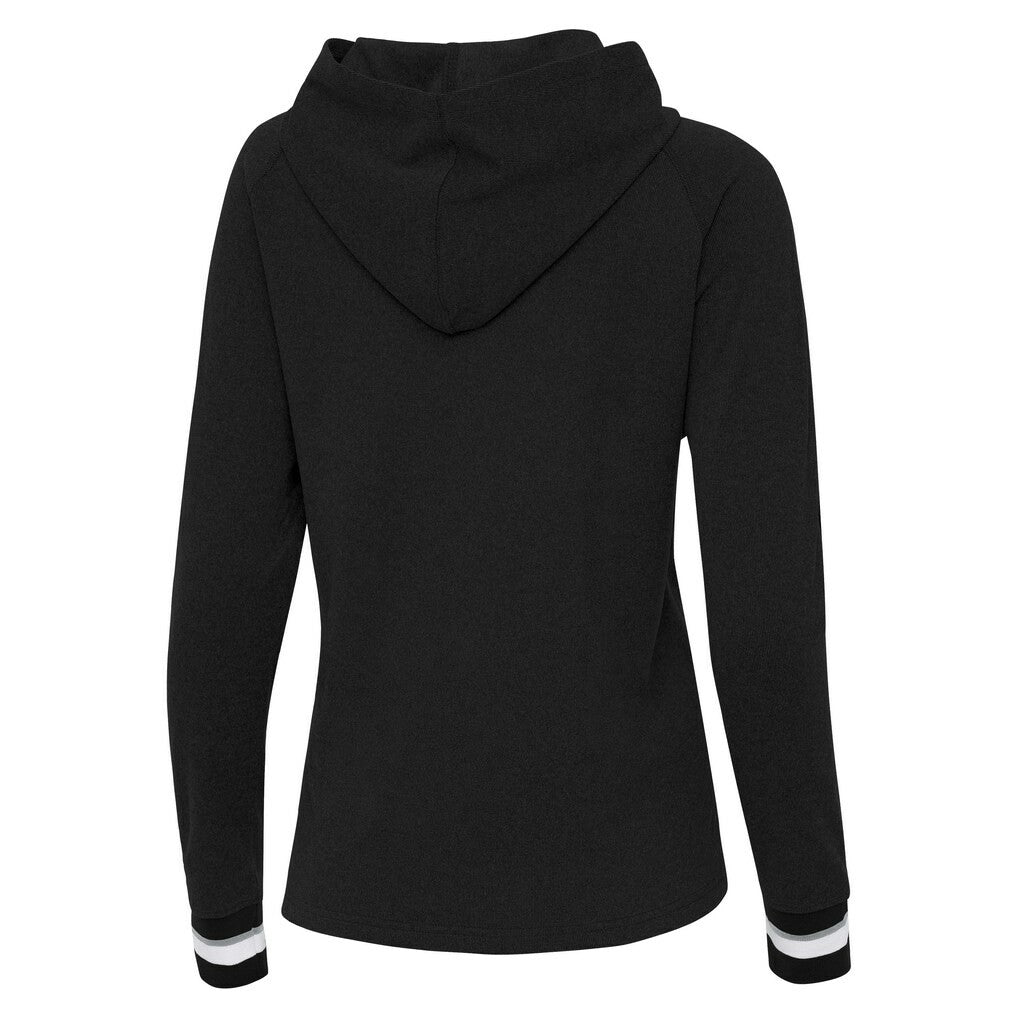 Las Vegas Raiders  Antigua Women's Trek Raglan Pullover Hoodie