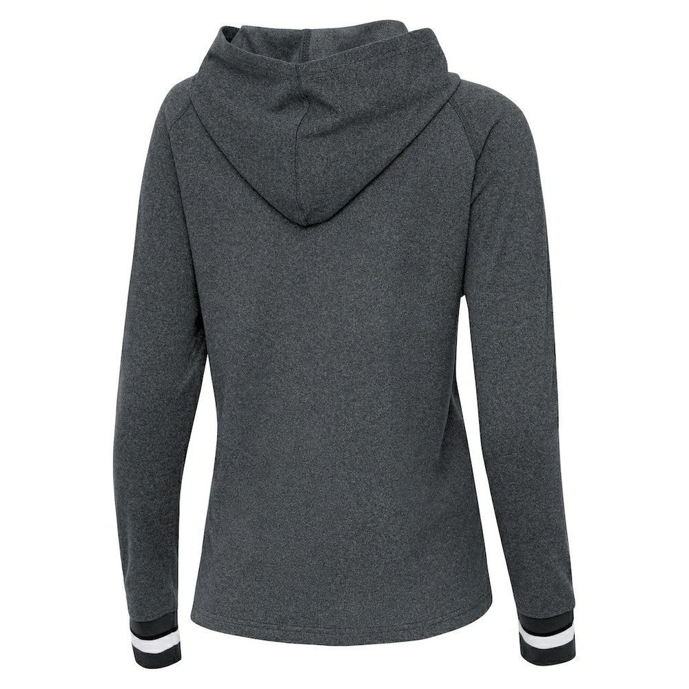 Miami Dolphins  Antigua Women's Trek Raglan Pullover Hoodie