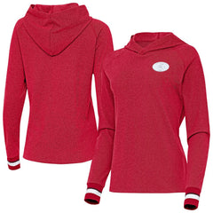 San Francisco 49ers  Antigua Women's Trek Raglan Pullover Hoodie