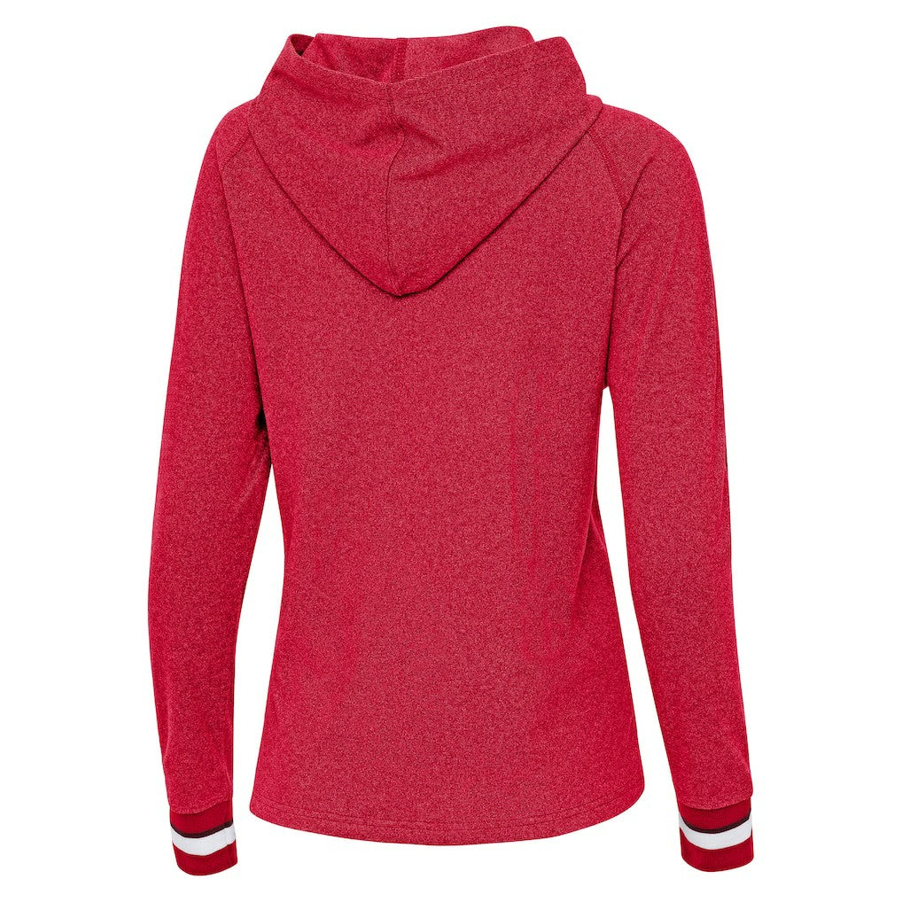 San Francisco 49ers  Antigua Women's Trek Raglan Pullover Hoodie