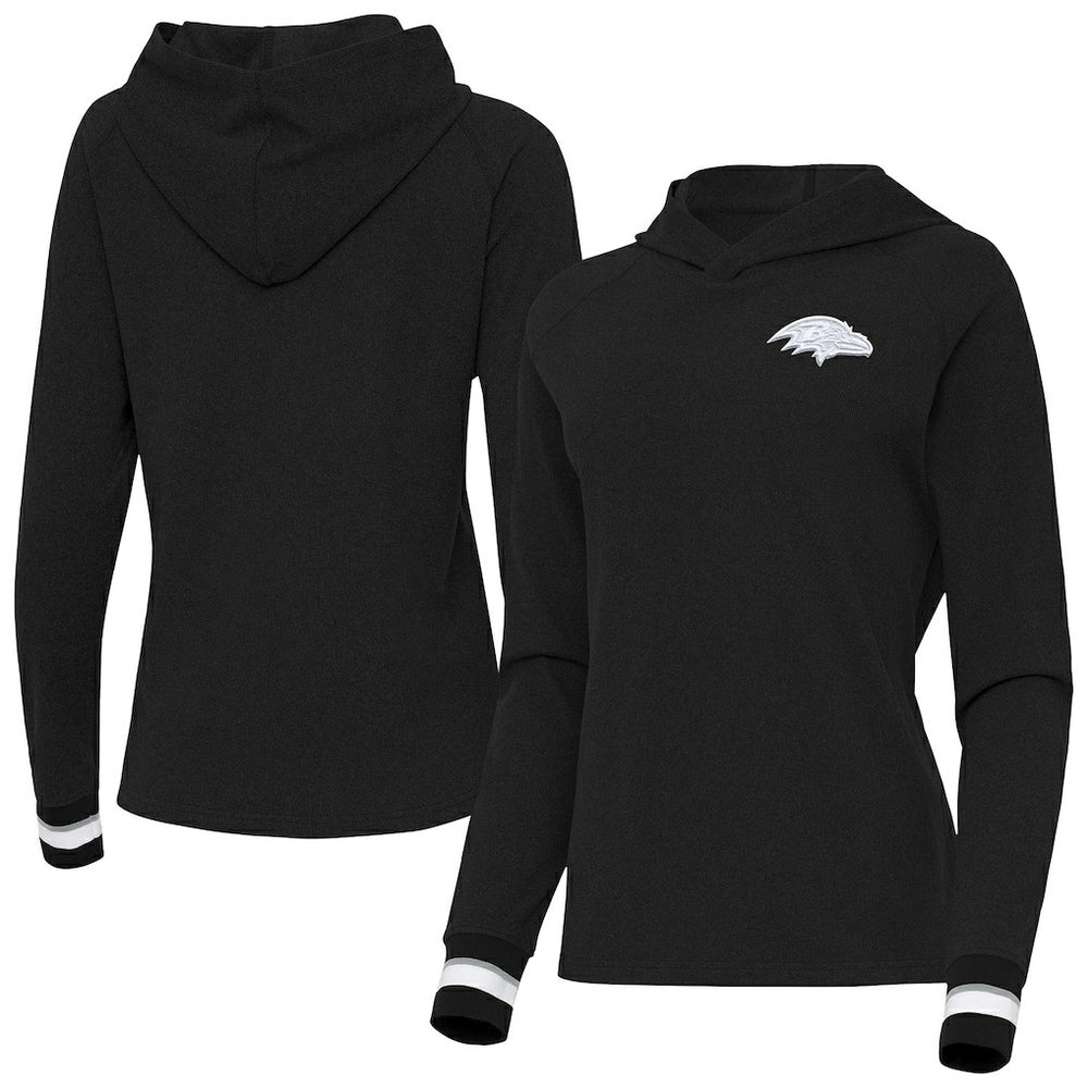 Baltimore Ravens  Antigua Women's Trek Raglan Pullover Hoodie