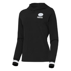 Green Bay Packers  Antigua Women's Trek Raglan Pullover Hoodie