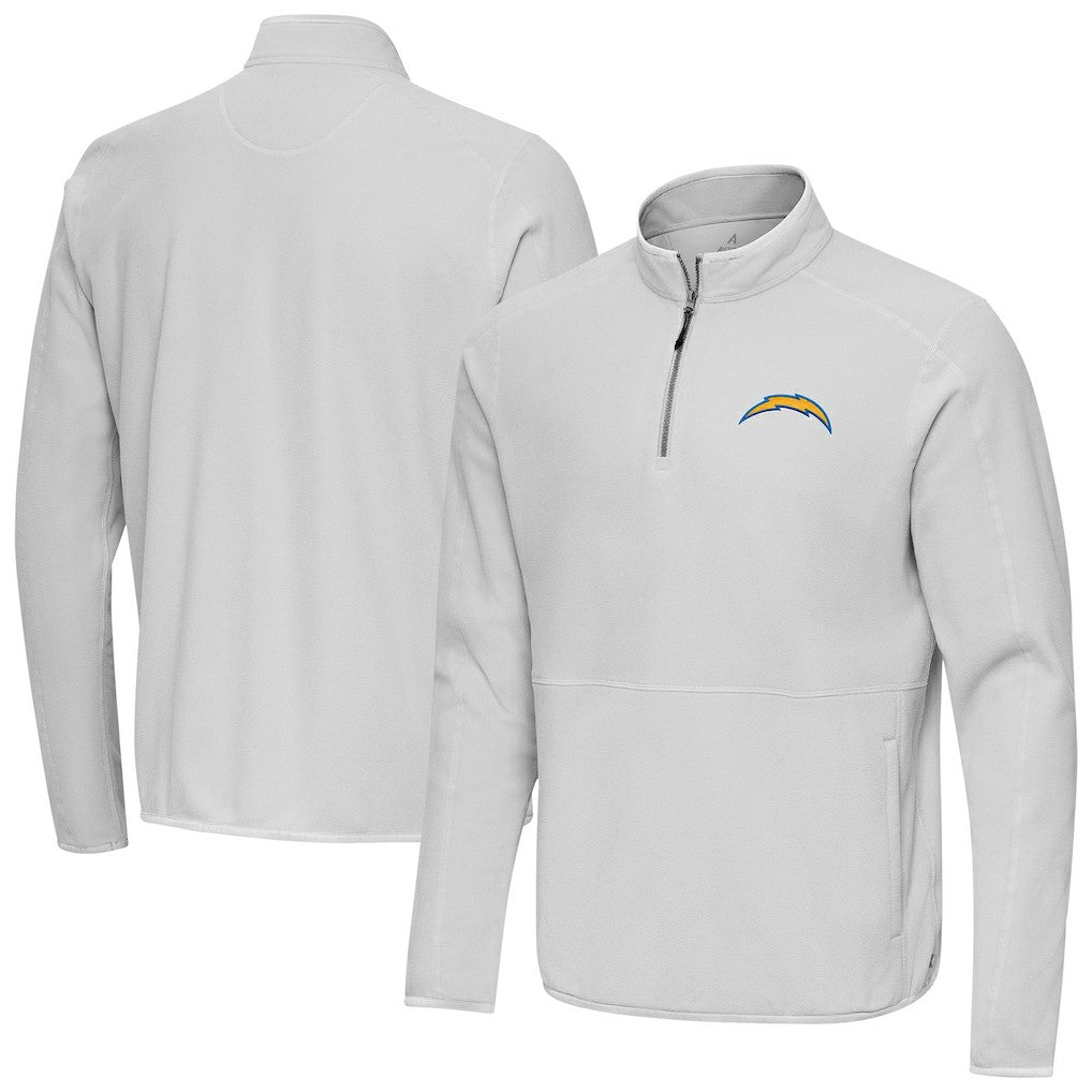 Los Angeles Chargers  Antigua Step Up Quarter-Zip Pullover